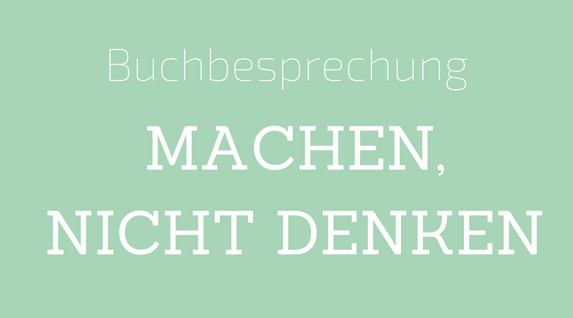 Buchbesprechung machen, nicht denken