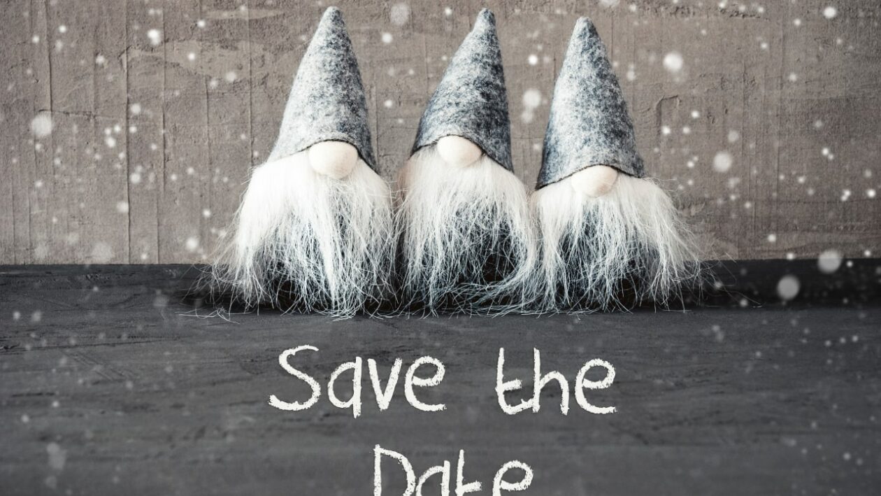 save the date für die Weihnachtsfeier