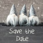 save the date für die Weihnachtsfeier