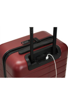 Koffer mit eingebautem Ladegerät