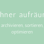 Rechner aufräumen