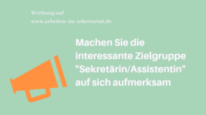 Werbung auf www.arbeiten-im-sekretariat.de